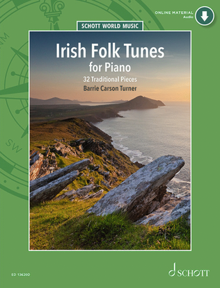Book cover for Irish Folk Tunes for Piano