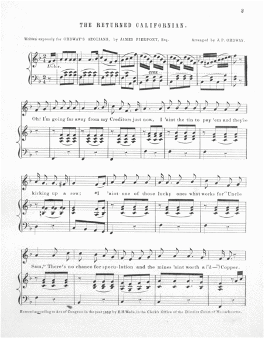 The Returned Californian Voice scores gallery preview page 2