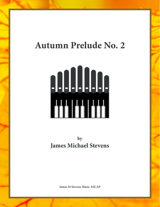 Book cover for Autumn Prelude No. 2 - Organ Solo