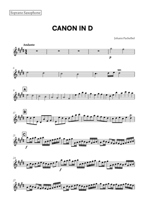 Canon in D (for Soprano Saxophone)