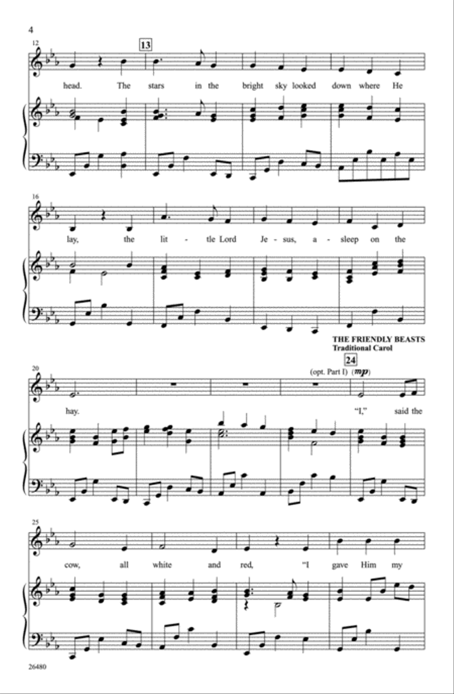 Gifts at the Manger Unison Choir scores gallery preview page 3
