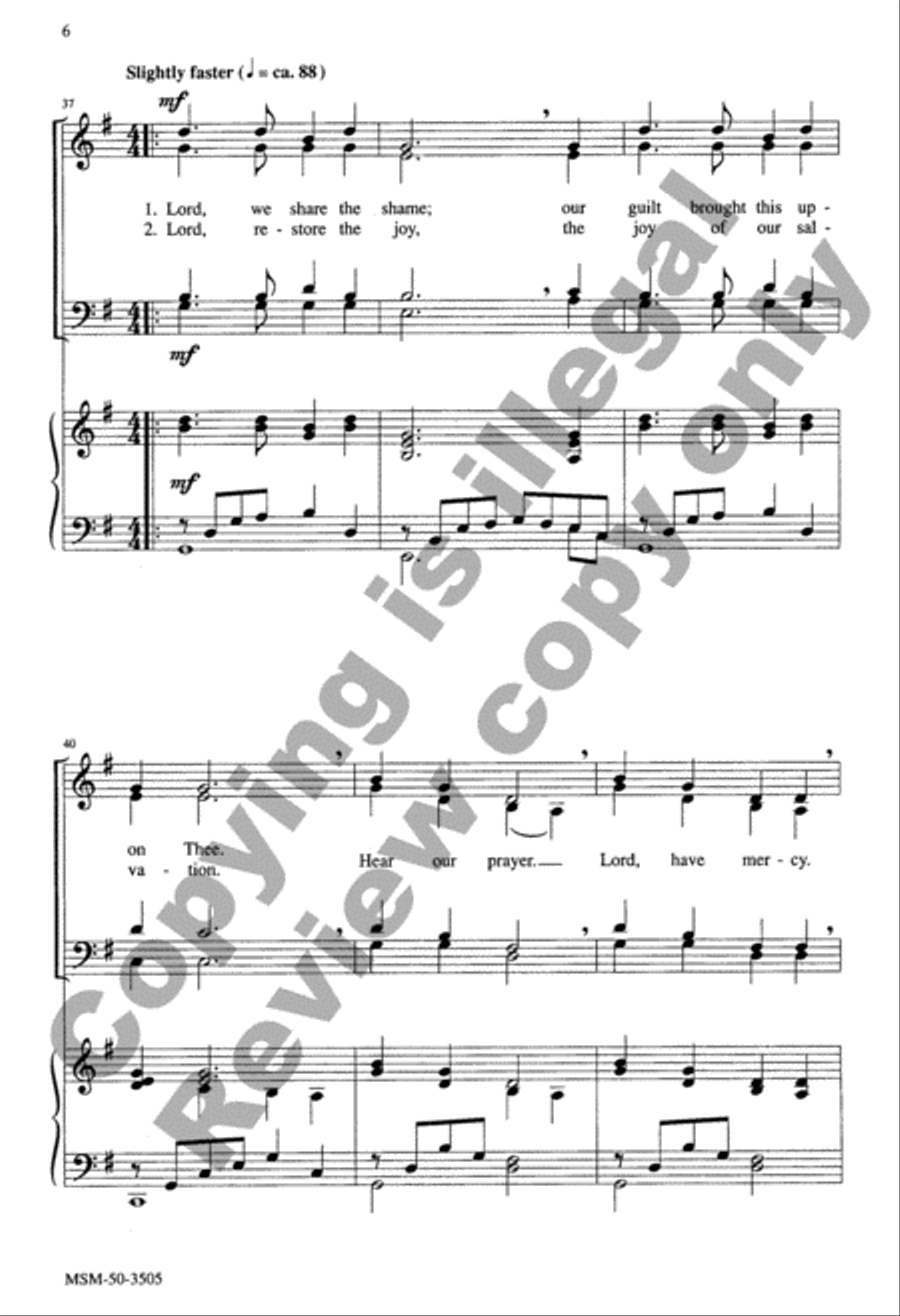 What Have We Done? (Senzeni na) 4-Part scores gallery preview page 6