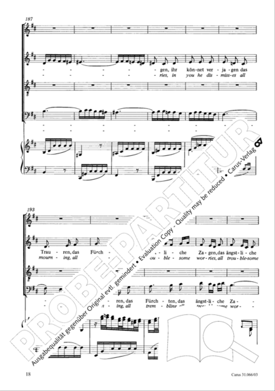 Be joyful, you Christians (Erfreut euch, ihr Herzen) ATB scores gallery preview page 19
