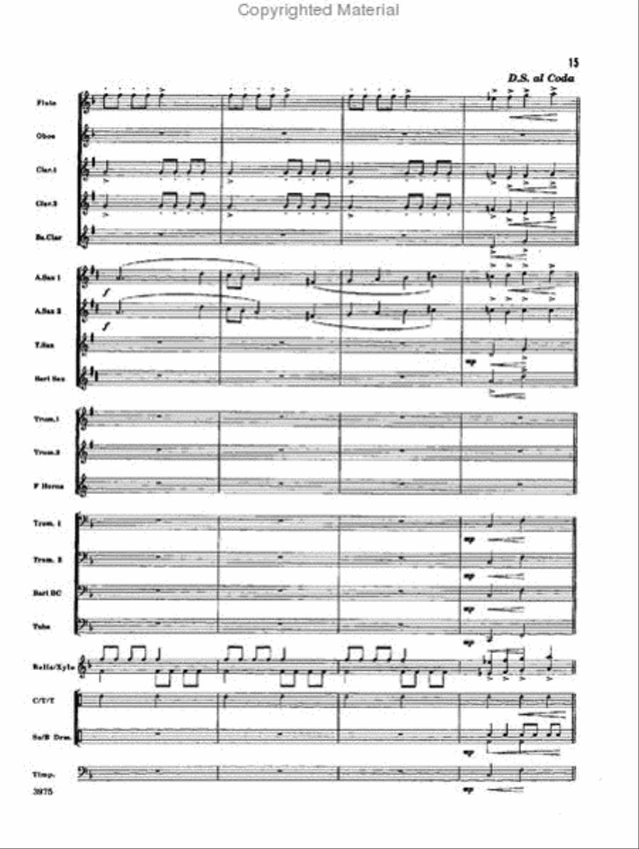 Academic Pageant Academic Pageant Concert Band scores gallery preview page 15