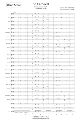 Joachim Raff - Winter Symphony Mvt.4 (Carnival) - SCORE ONLY