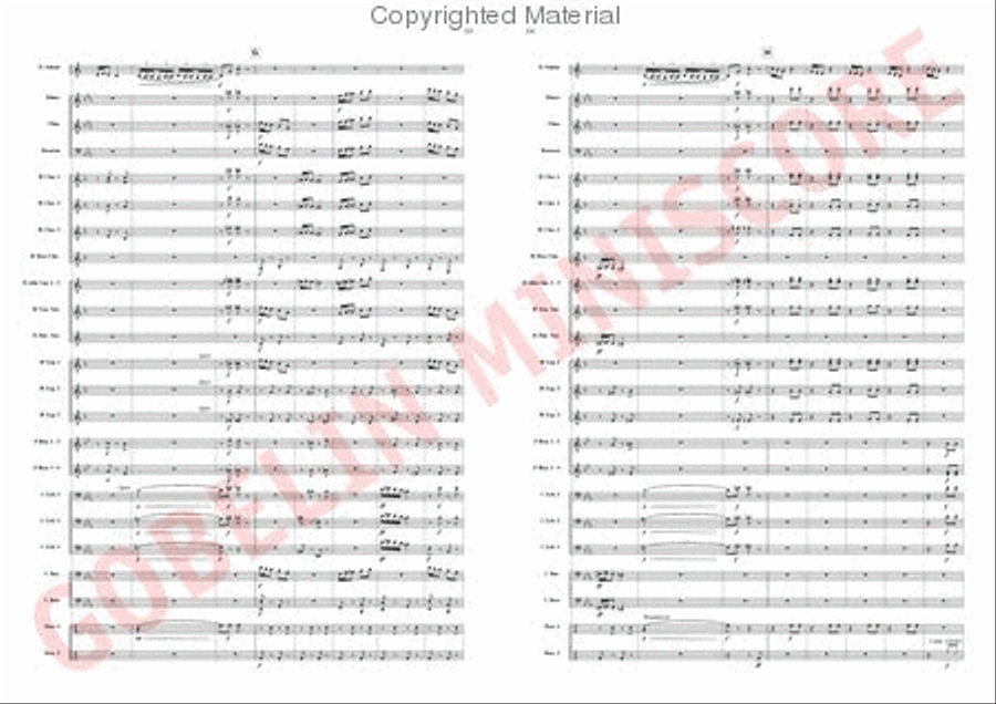 The Trouble with the Tuba is. Concert Band scores gallery preview page 7