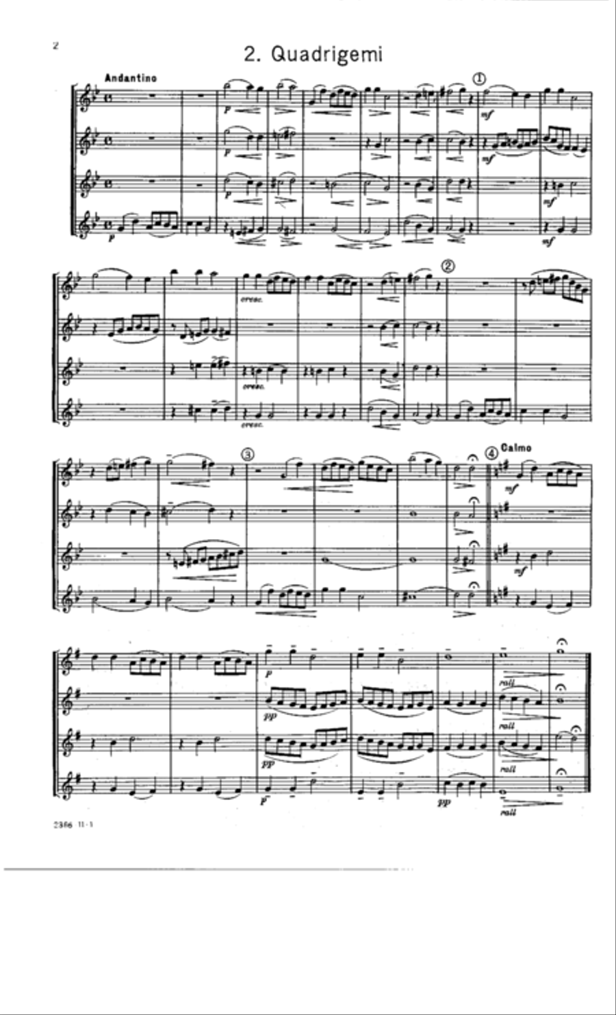 Four of a Kind Flute Quartet scores gallery preview page 3