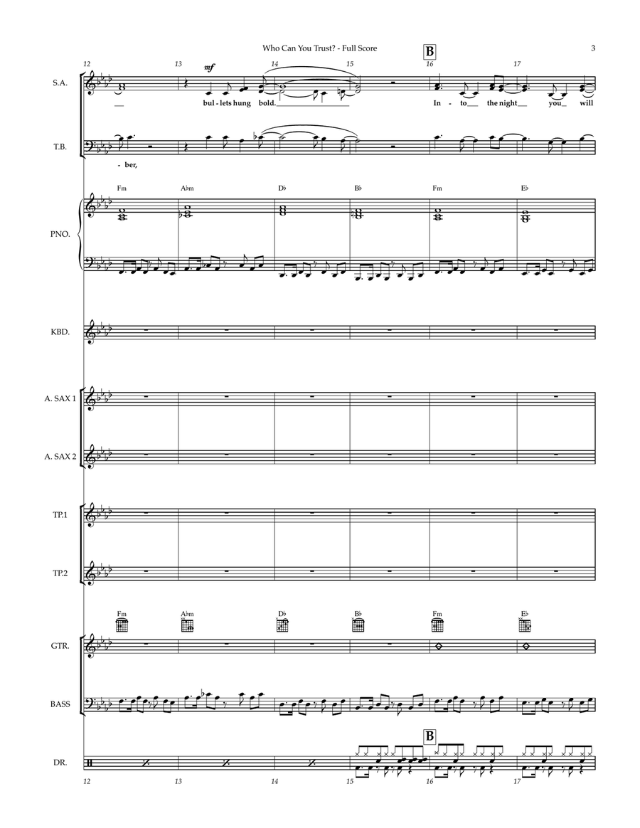 Who Can You Trust Large Ensemble scores gallery preview page 3
