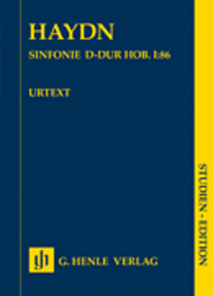 Book cover for Symphonie D Major Hob. I:86