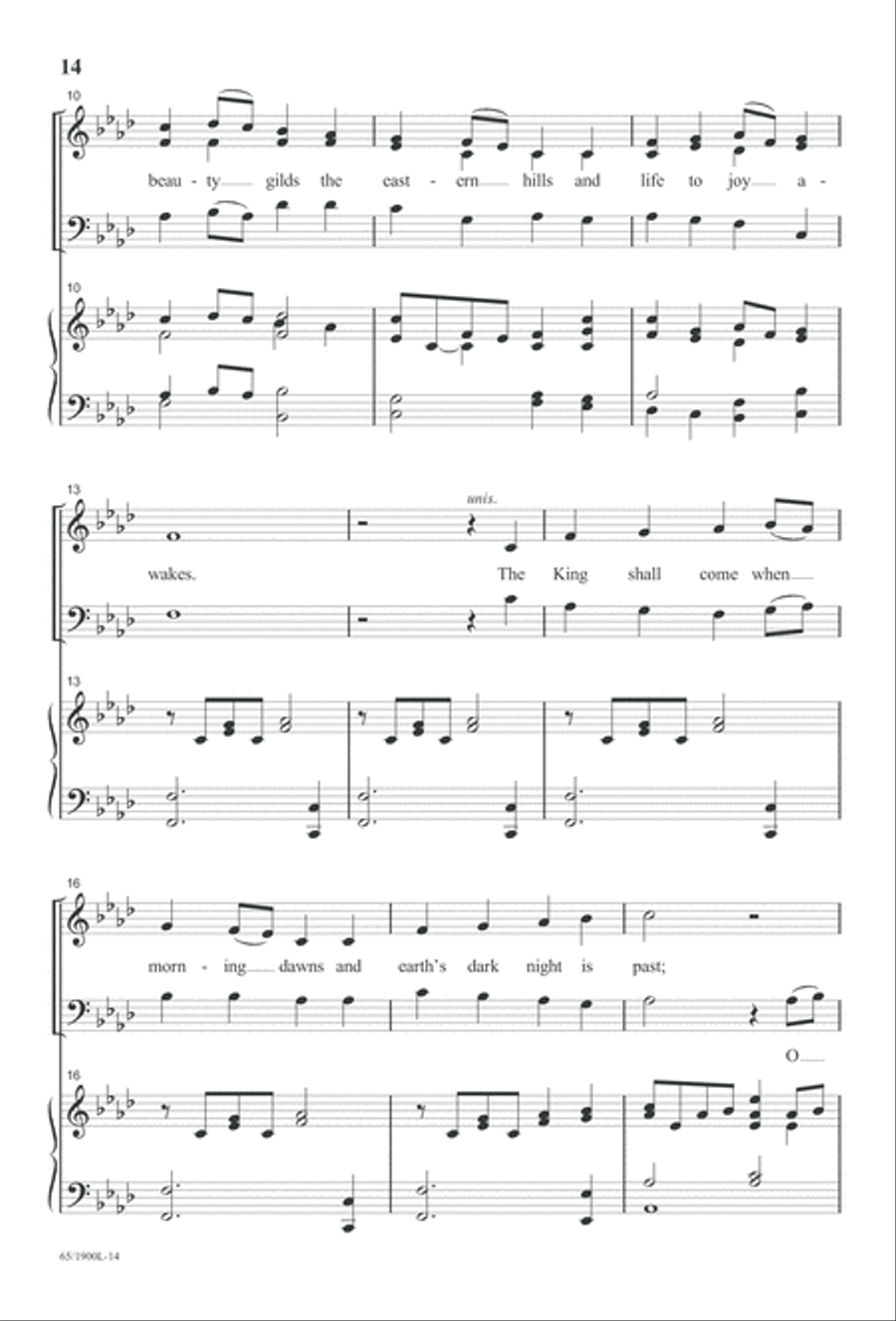Love's Pure Light 3-Part scores gallery preview page 16