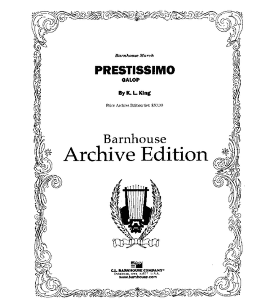 Prestissimo image number null