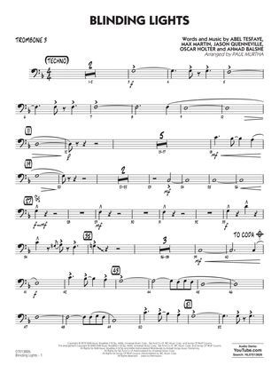 Blinding Lights (arr. Paul Murtha) - Trombone 3