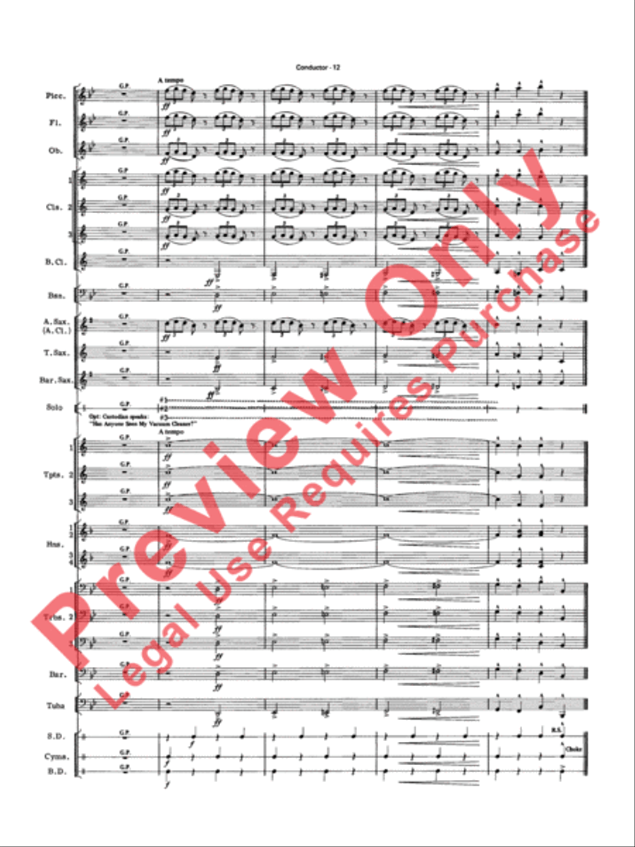 The Homeowners Guide to Making Music Concert Band scores gallery preview page 15