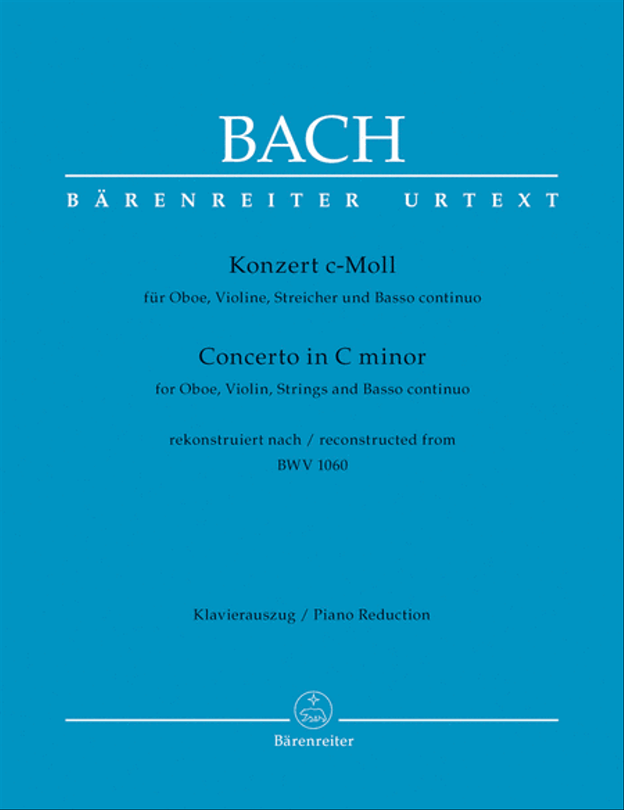 Concerto In C Minor For Oboe And Violin, BWV 1060 Violin Solo scores gallery preview page 1