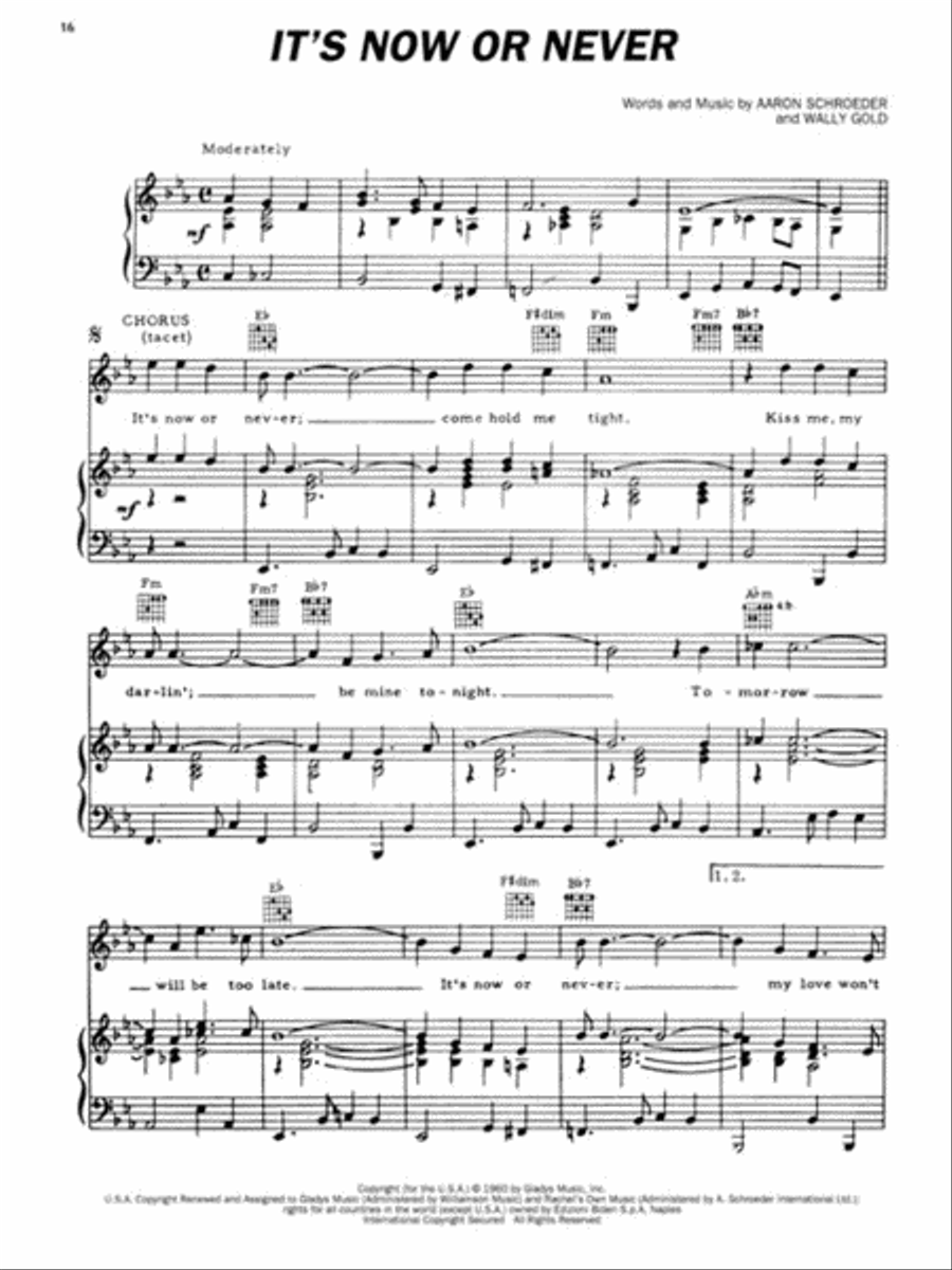 Elvis Presley Anthology – Volume 2 Piano, Vocal, Guitar scores gallery preview page 5