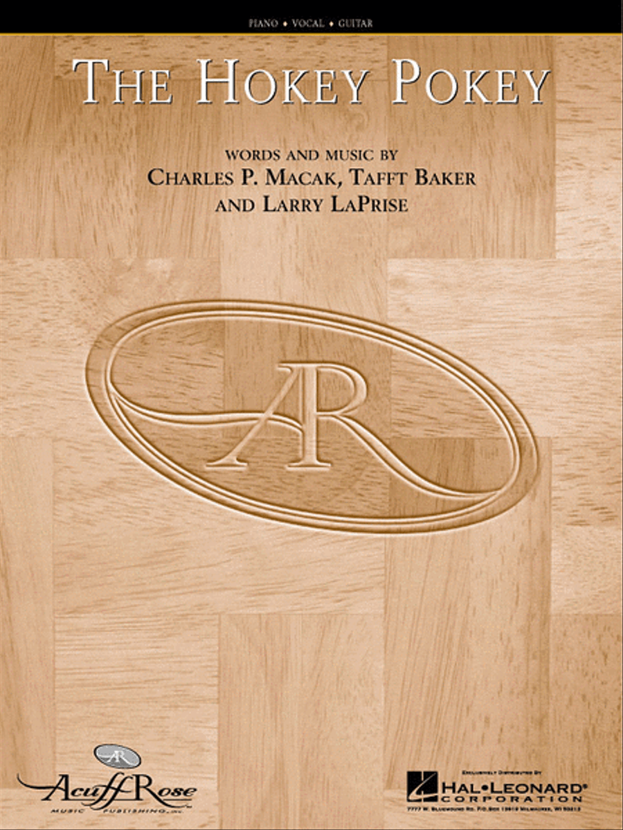 The Hokey Pokey Piano, Vocal, Guitar scores gallery preview page 1