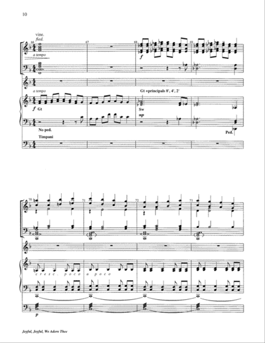 Joyful, Joyful, We Adore Thee 5-Octaves scores gallery preview page 24