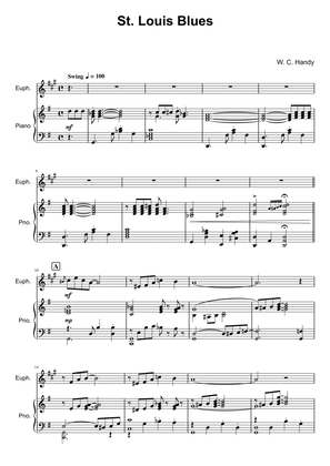 St. Louis Blues - Euphonium/Baritone (treble clef)
