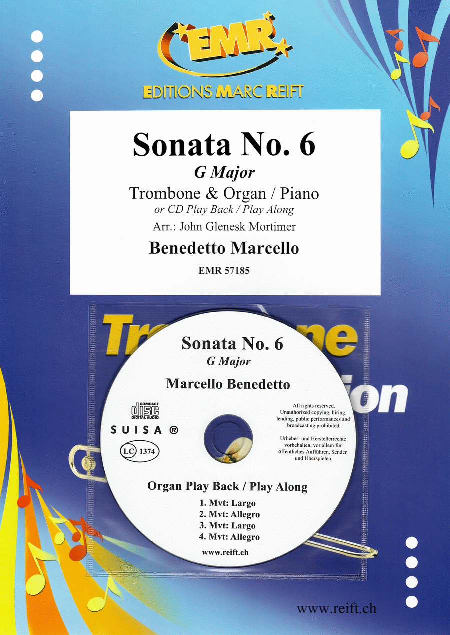 Sonata No. 6 Organ scores gallery preview page 1