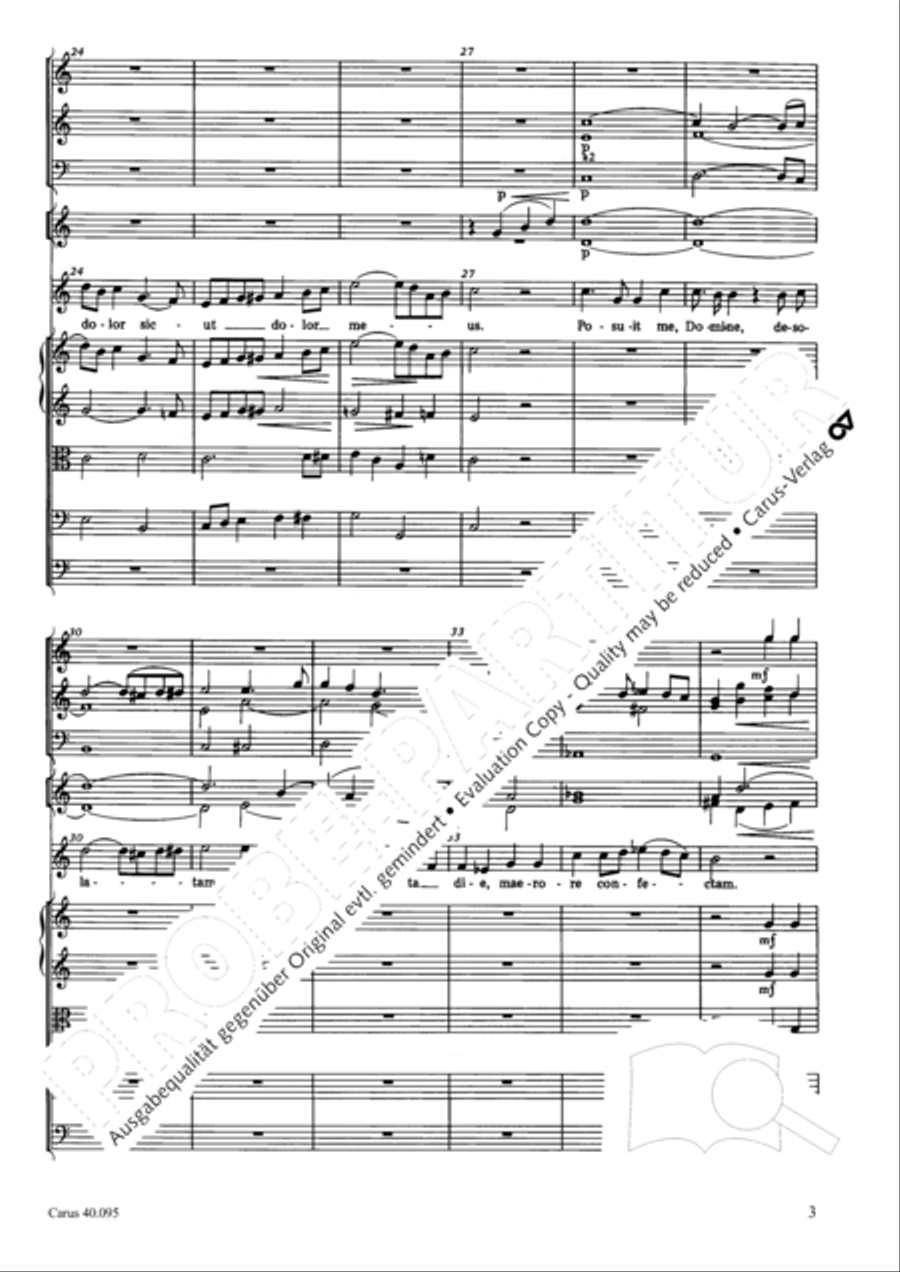 The Seven Words (Die Sieben Worte) 4-Part scores gallery preview page 18