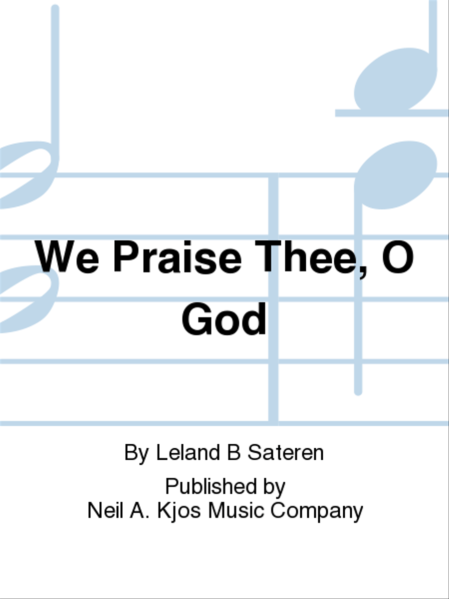 We Praise Thee, O God SSAA scores gallery preview page 1