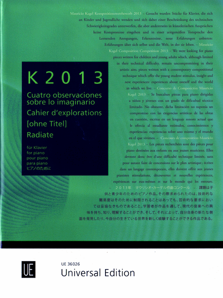 K2013 (Mauricio Kagel Composition Competition 2013)