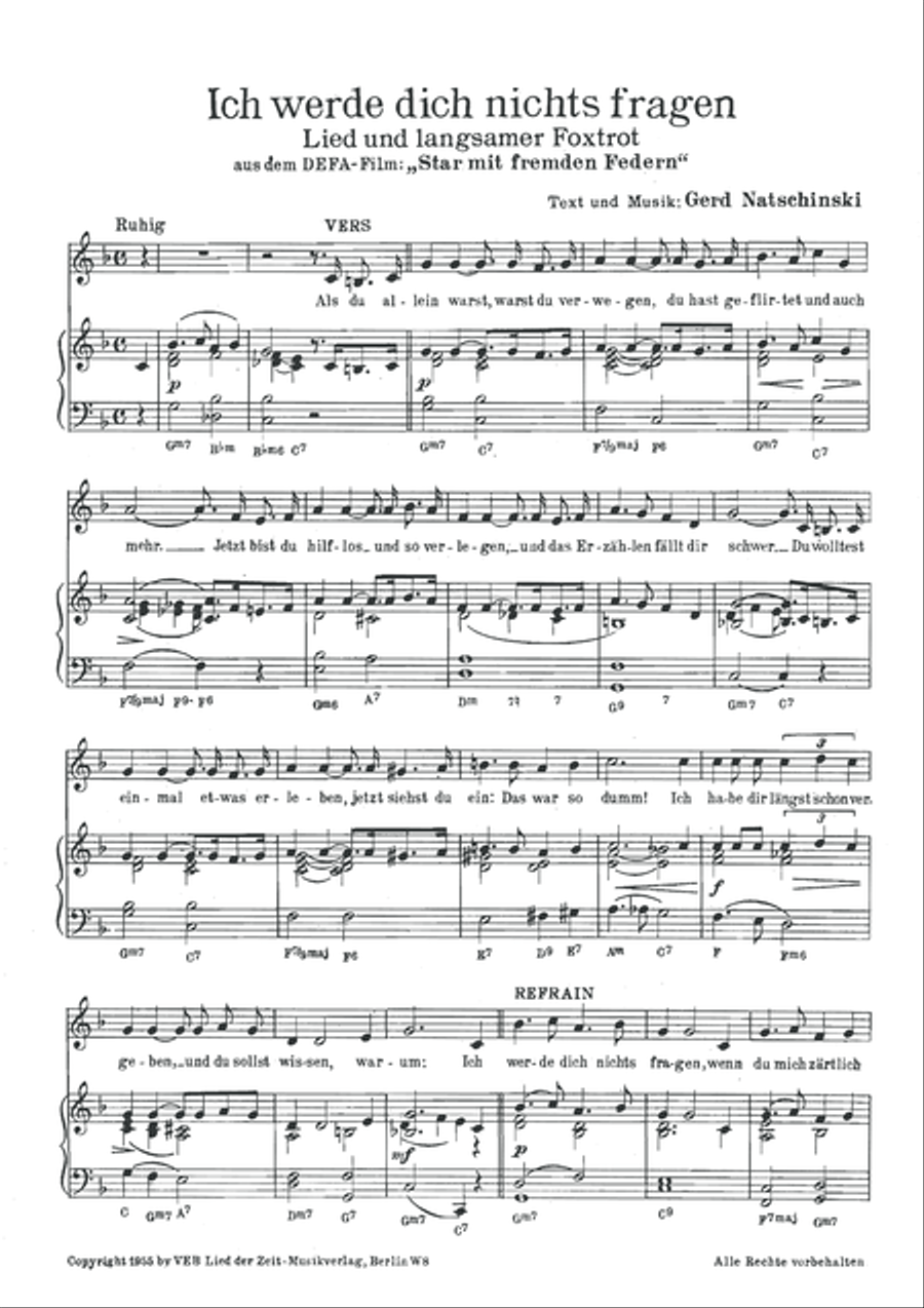 Ich werde dich nichts fragen Voice scores gallery preview page 3