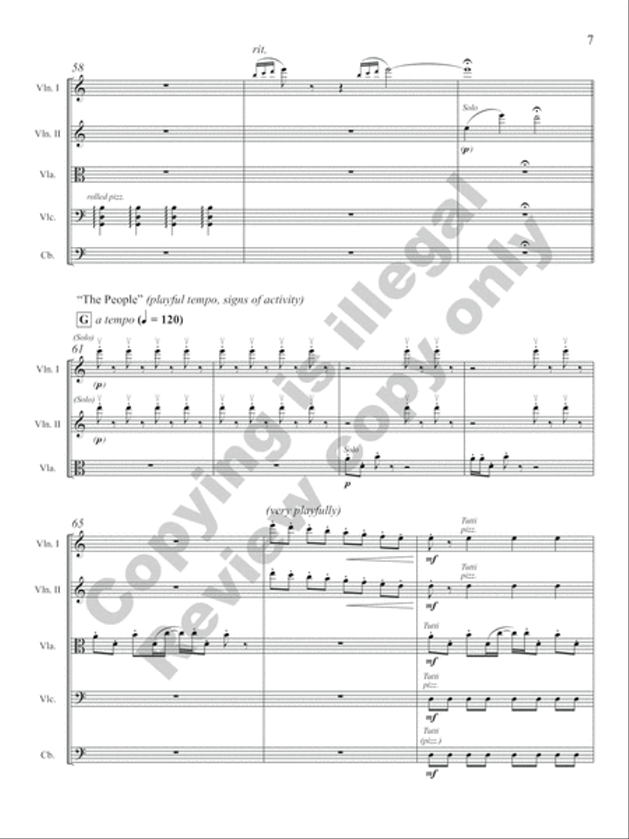 The Spirit of the Mesa String Orchestra scores gallery preview page 6