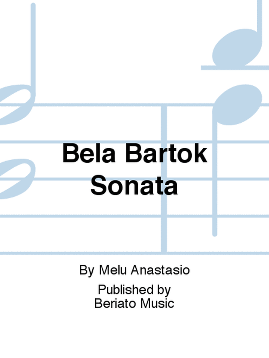 Béla Bartok Sonata