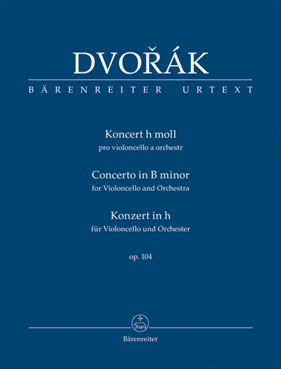 Book cover for Concerto for Violoncello and Orchestra B minor op. 104