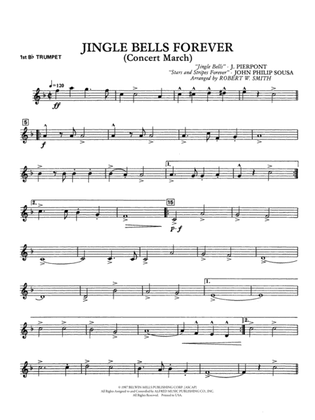 Jingle Bells Forever (Concert March): 1st B-flat Trumpet