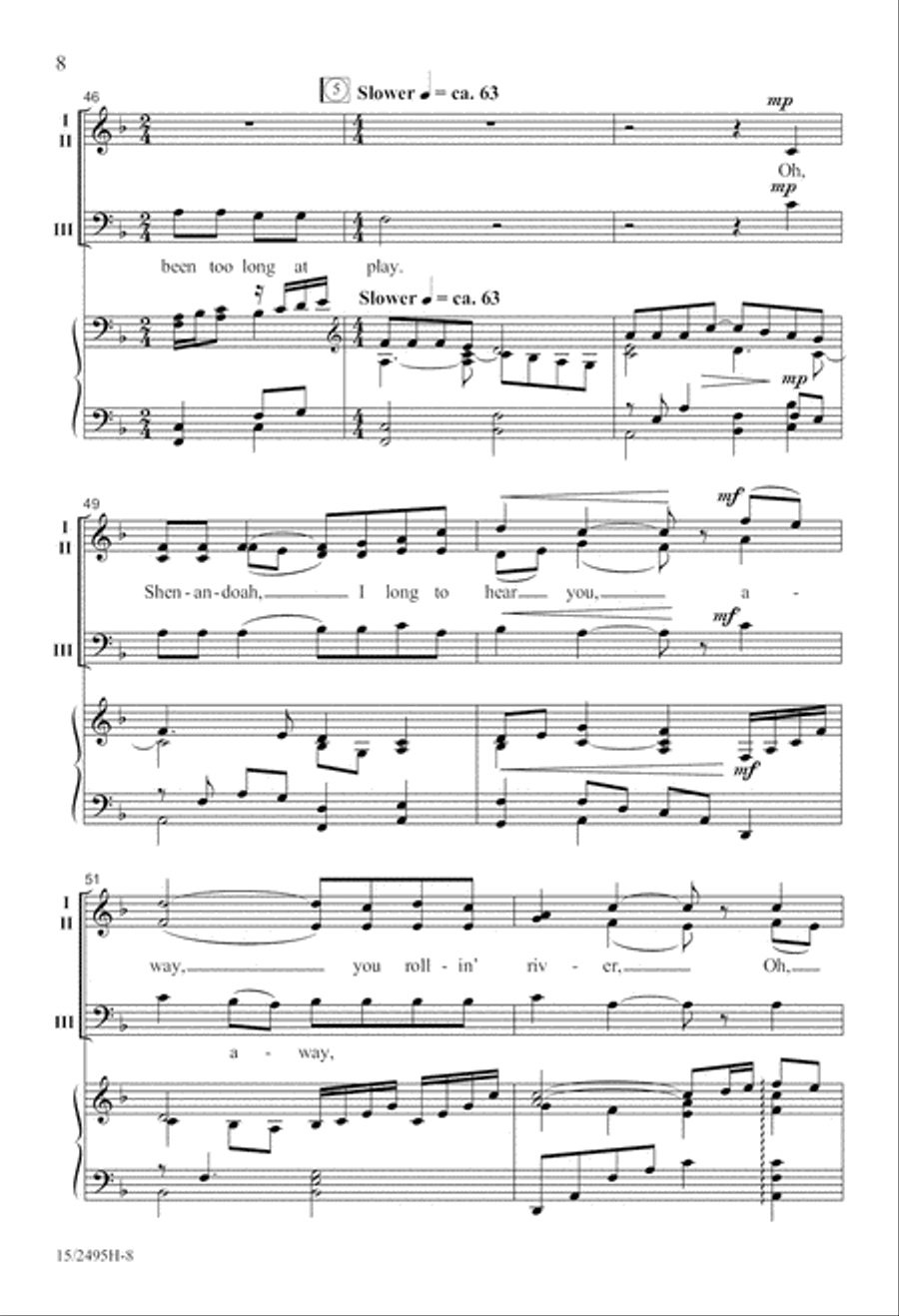 An Americana Songbook 3-Part scores gallery preview page 9