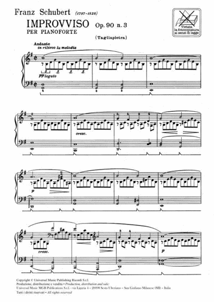 Improvvisi Op. 90 D. 899: N. 3