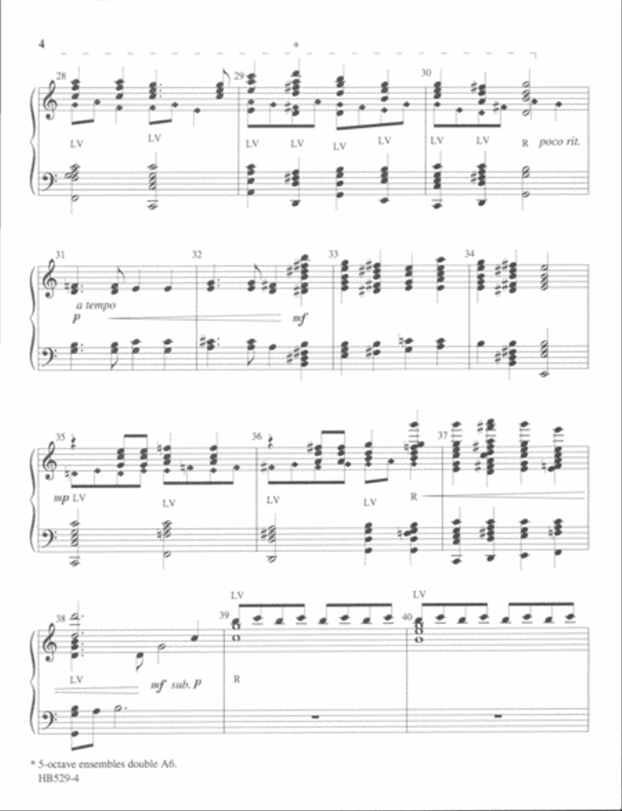 Eternal Father, Strong to Save (Krug) 5-Octaves scores gallery preview page 4