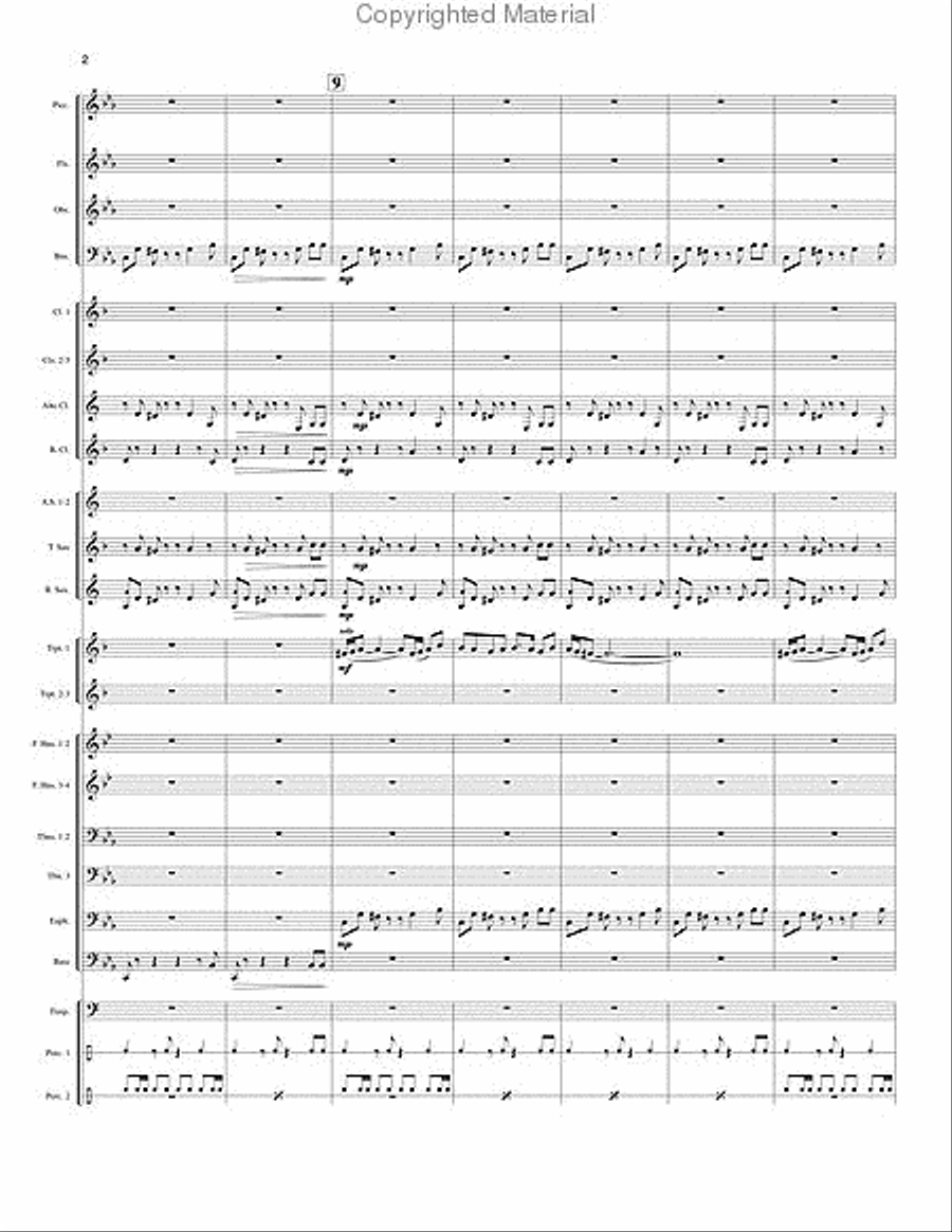 Danza Barbarica Danza Barbarica Concert Band scores gallery preview page 3
