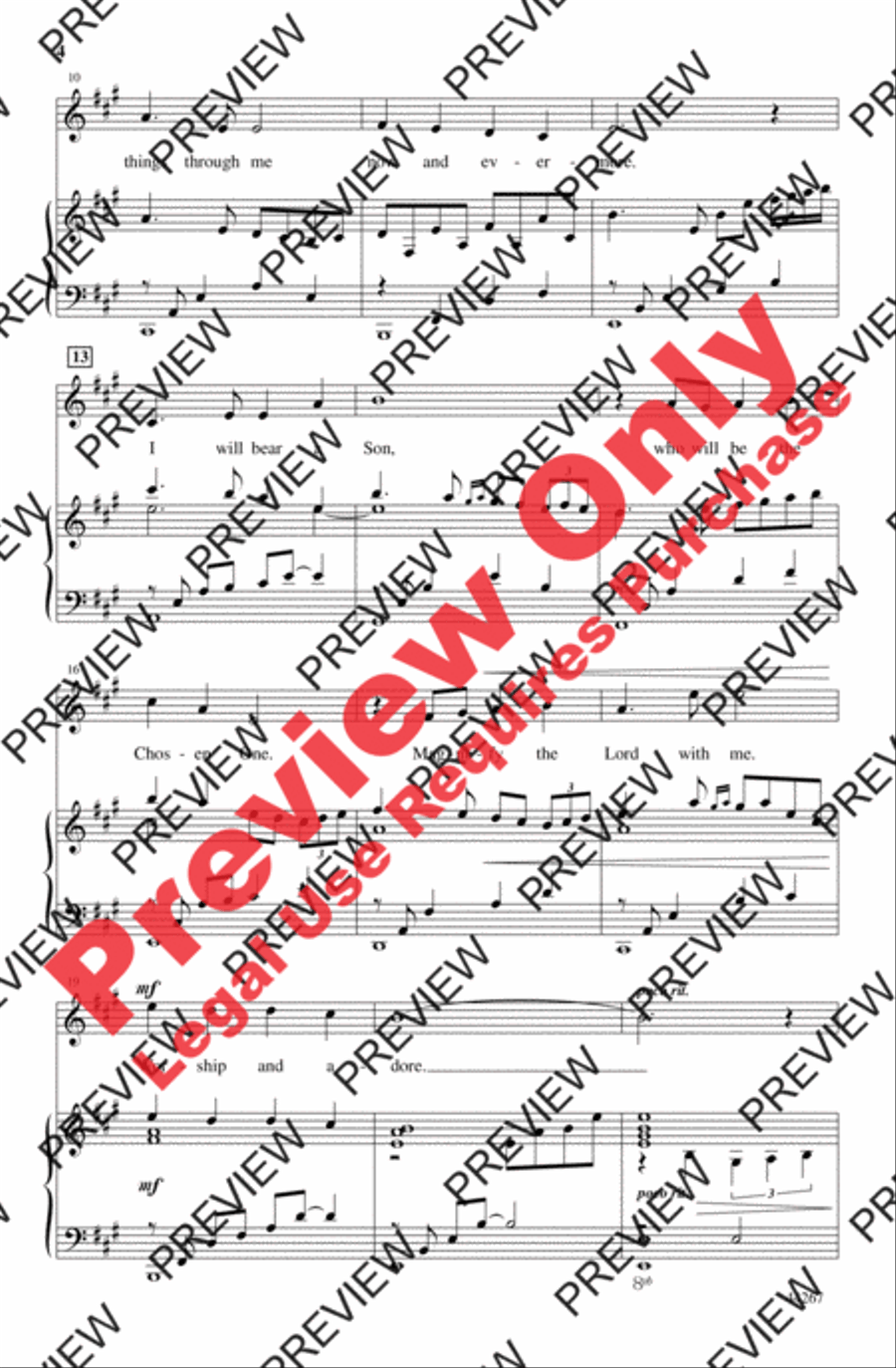 Now My Spirit Sings Now My Spirit Sings 4-Part scores gallery preview page 4