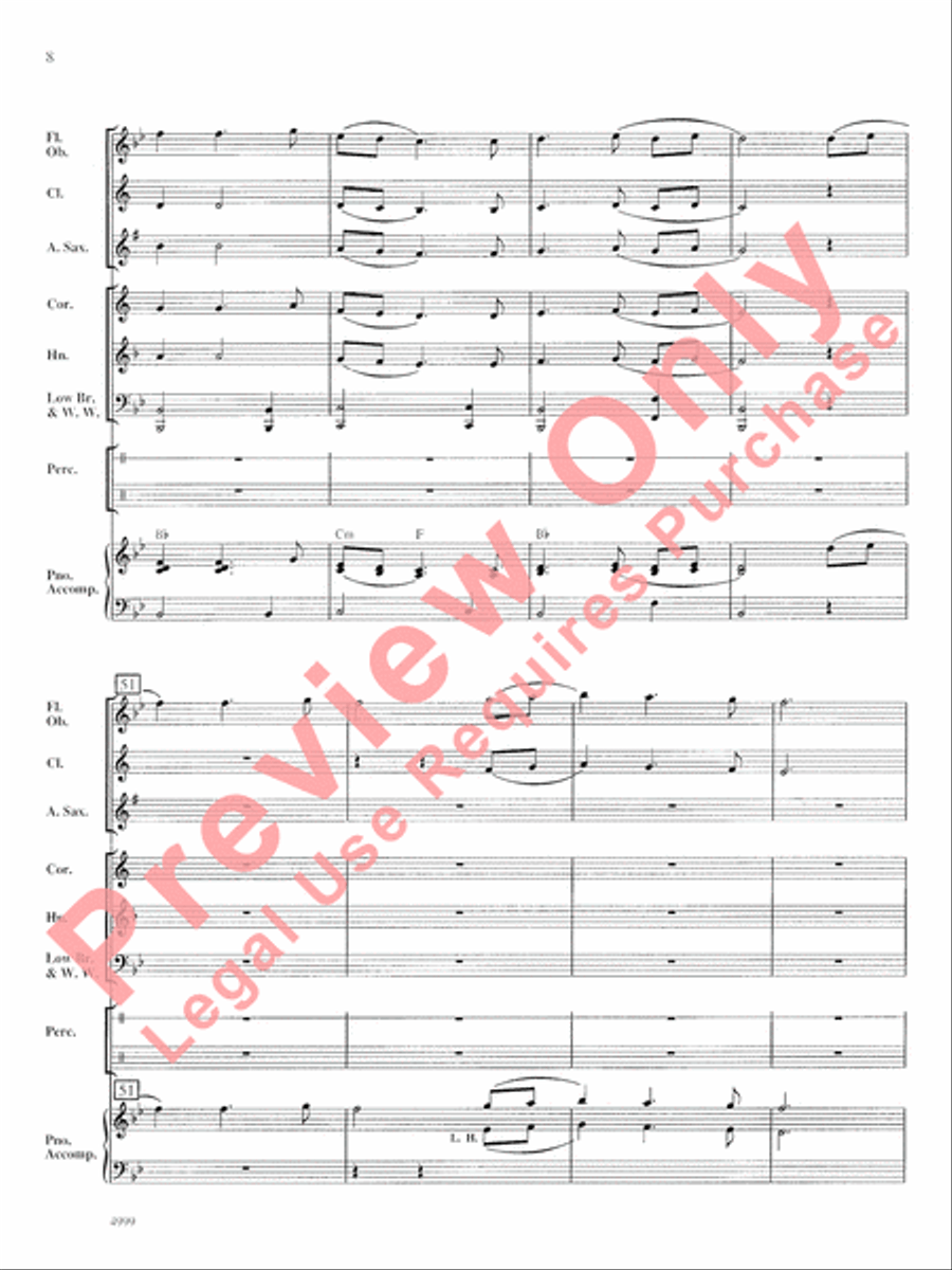 Crater Lake Overture Crater Lake Overture Concert Band scores gallery preview page 9