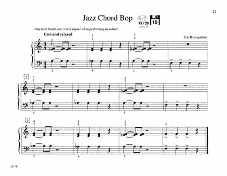 Teaching Little Fingers to Play Jazz and Rock - Book only by Eric Baumgartner Piano Method - Sheet Music