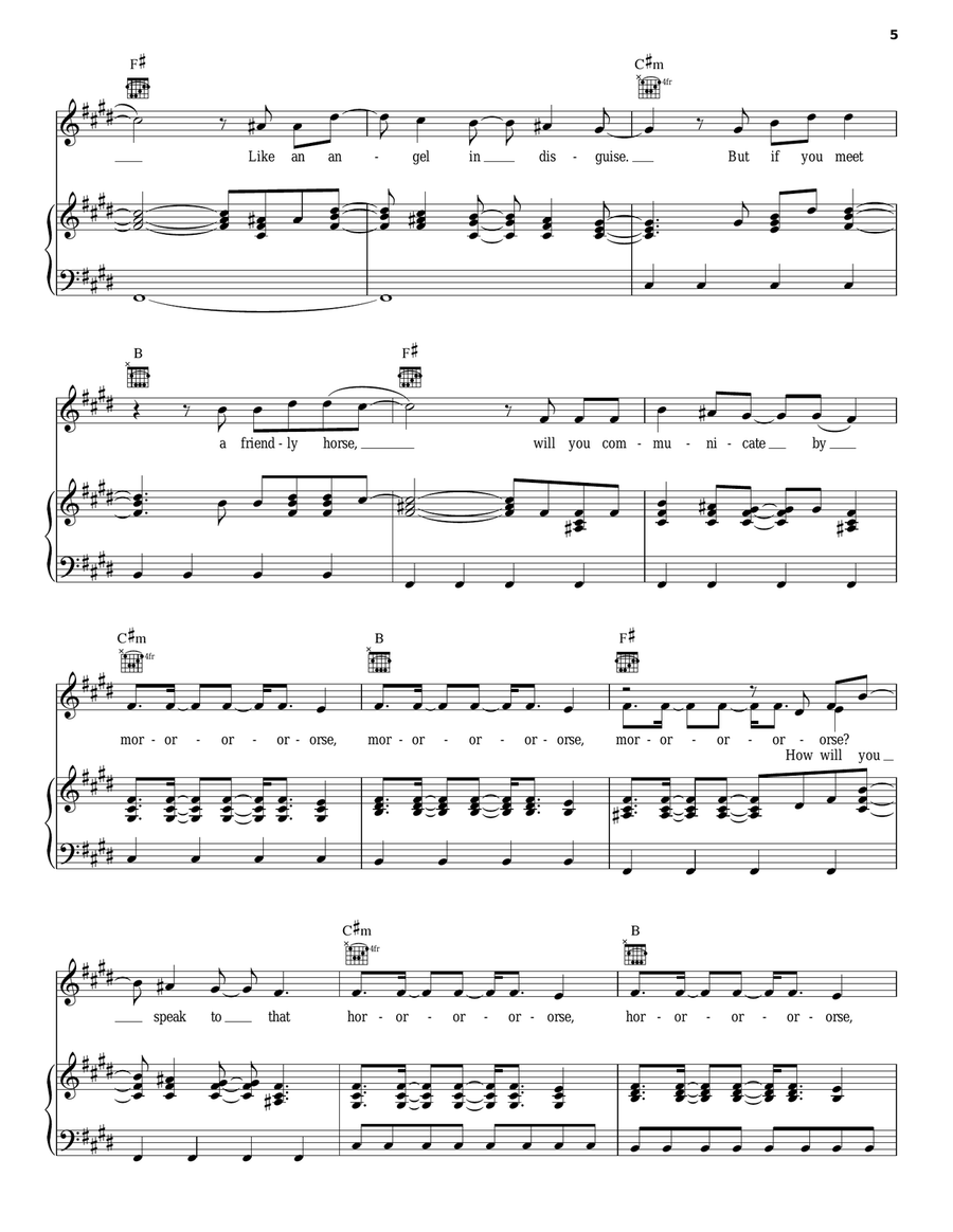 The Fox (What Does The Fox Say?) Acoustic Guitar scores gallery preview page 5
