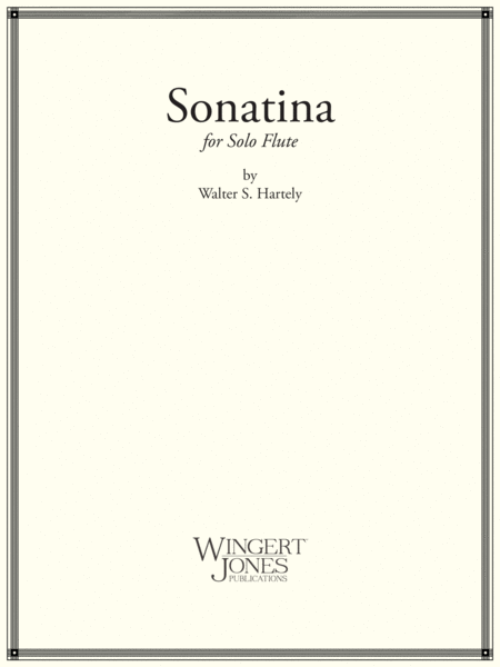 Sonatina - Flute Solo Unaccompanied (P.O.D.)