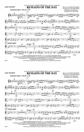 Remains of the Day (from Corpse Bride): 2nd B-flat Trumpet