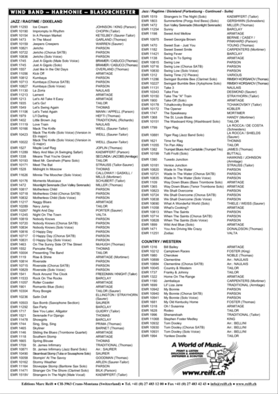 Jingle All The Way Concert Band scores gallery preview page 11