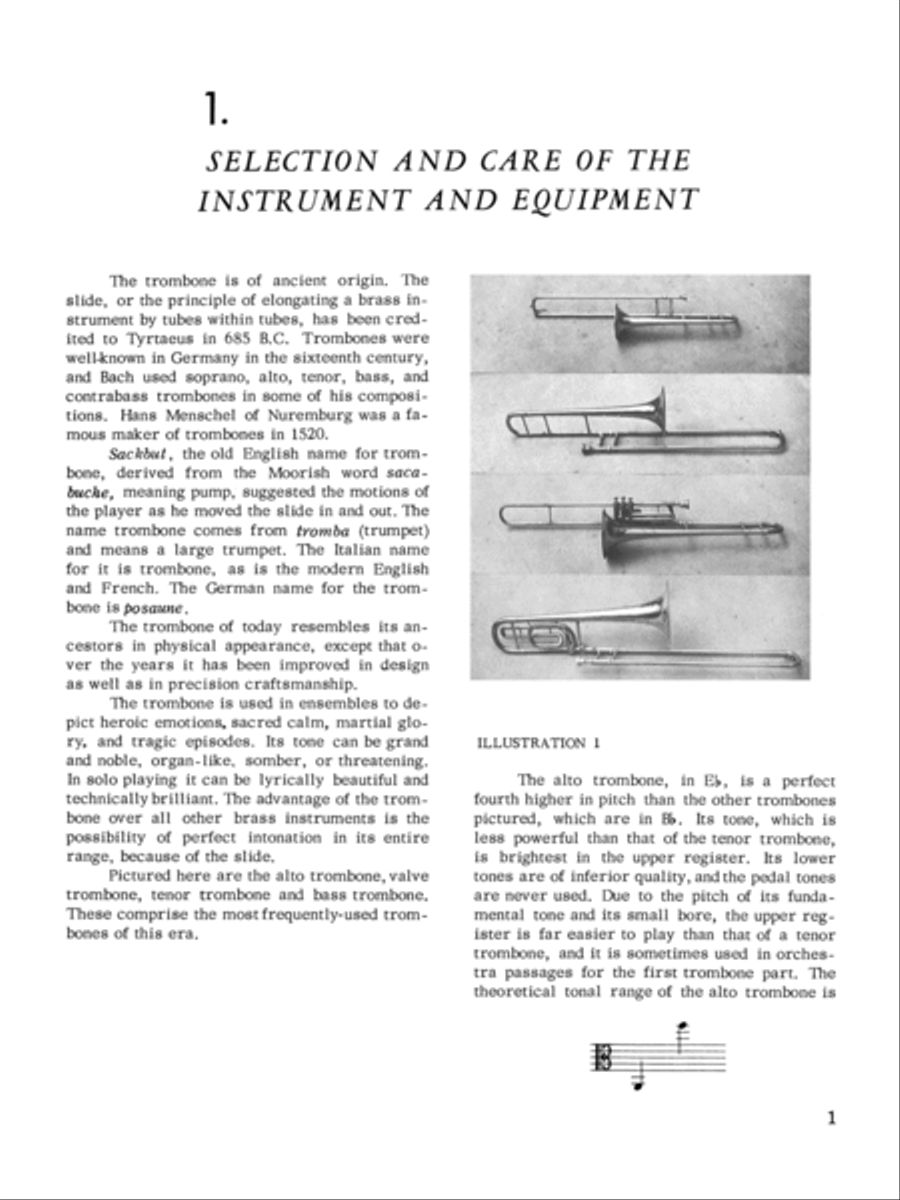 The Art of Trombone Playing Baritone Horn scores gallery preview page 5