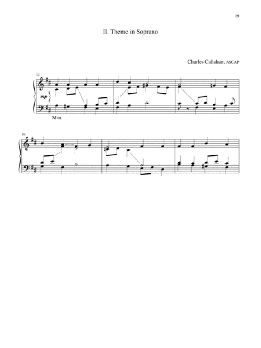Six Preludes on English Hymn Tunes for Organ Solo Organ scores gallery preview page 8