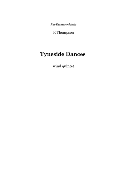 "Tyneside Dances" Suite - wind quintet image number null