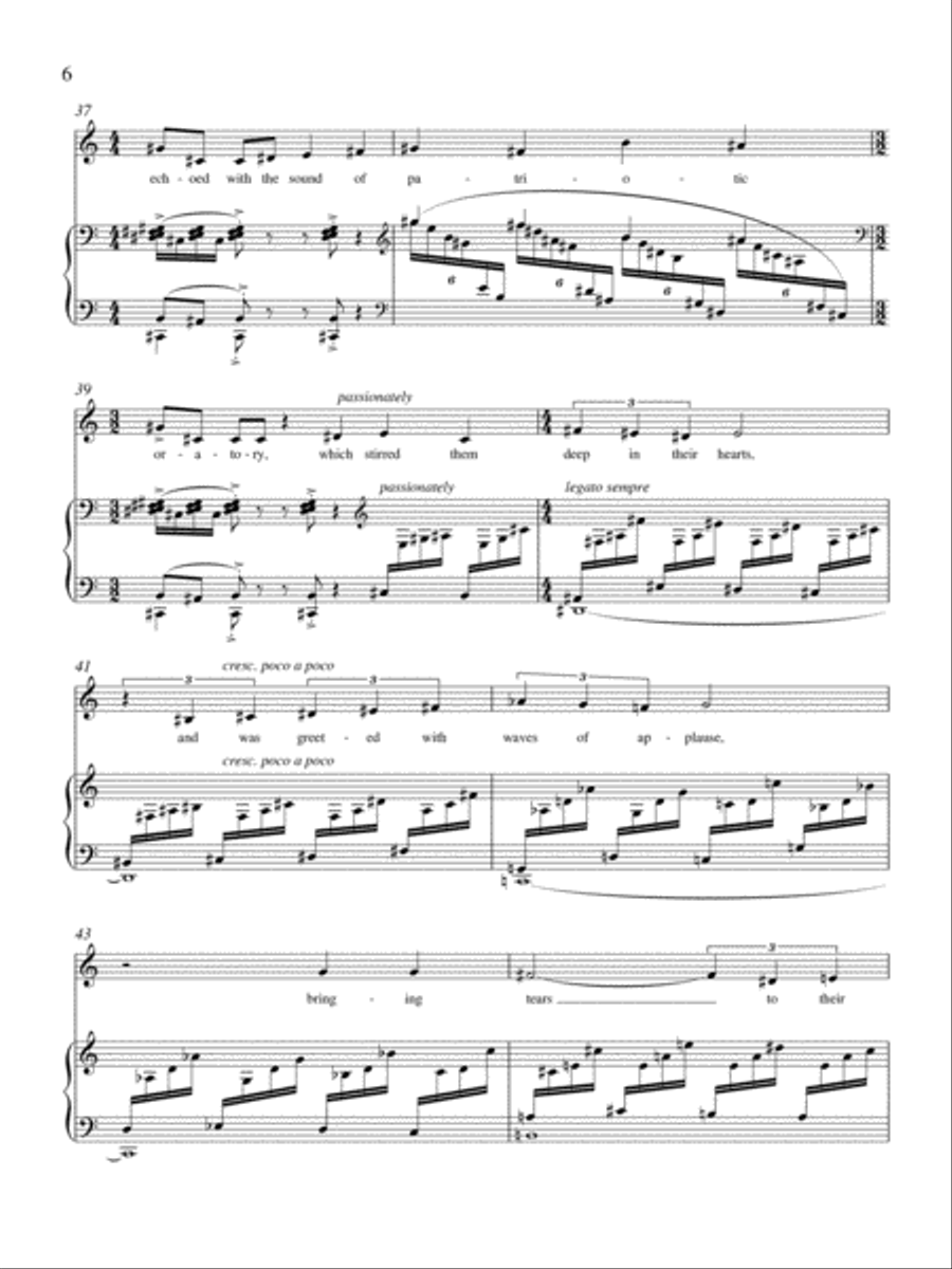 The War Prayer Low Voice scores gallery preview page 6