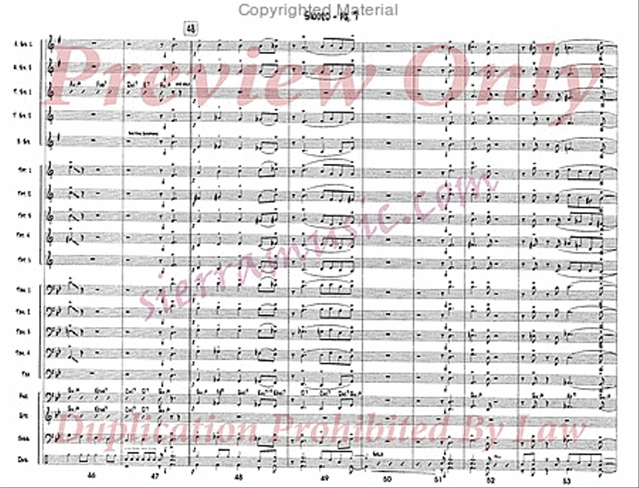 Sword Big Band scores gallery preview page 8