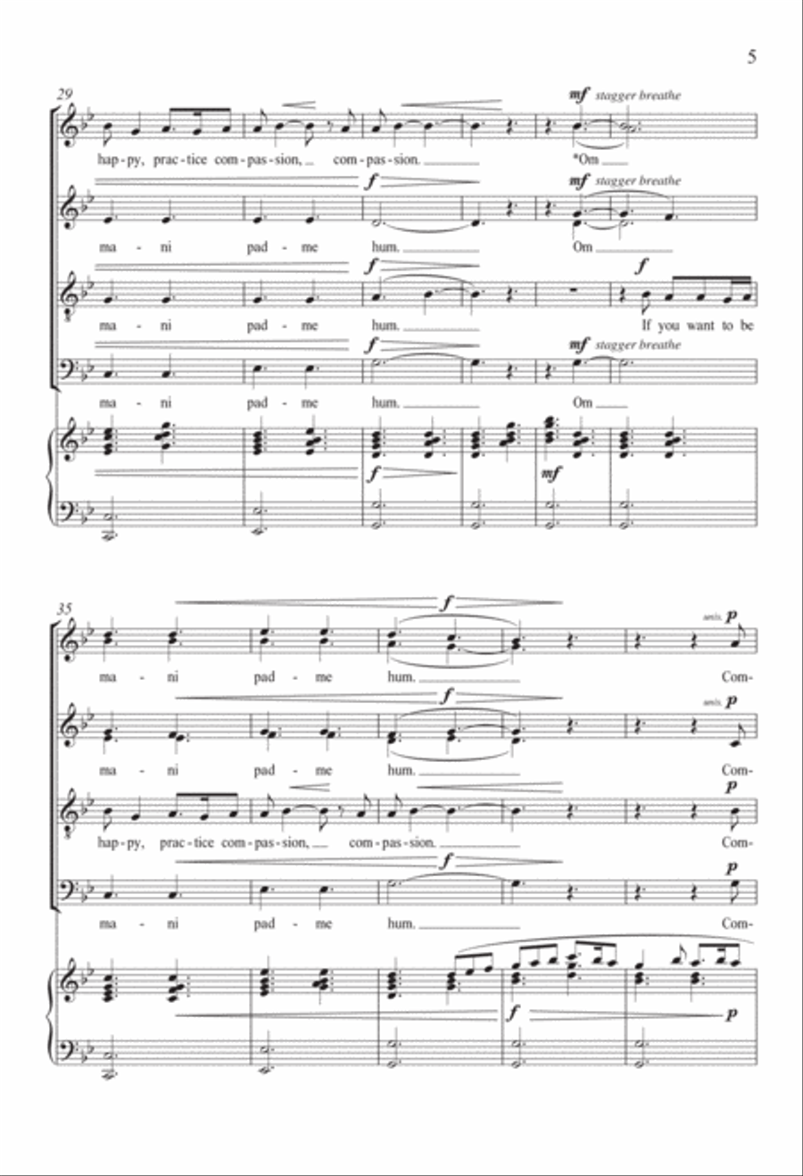 On Compassion Divisi scores gallery preview page 4