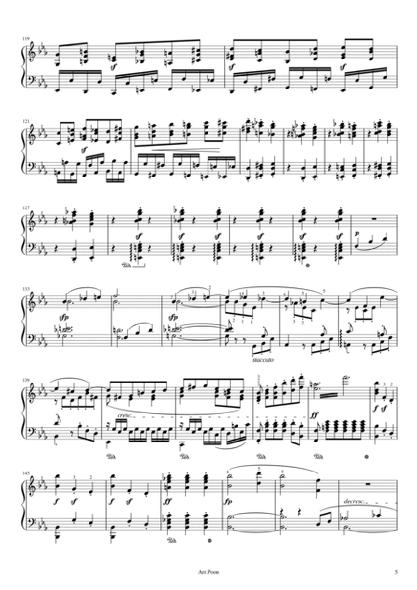 Beethoven/Liszt- Symphony No. 3, Op. 55 "Eroica" - For Piano Solo Original With Fingered Complete image number null