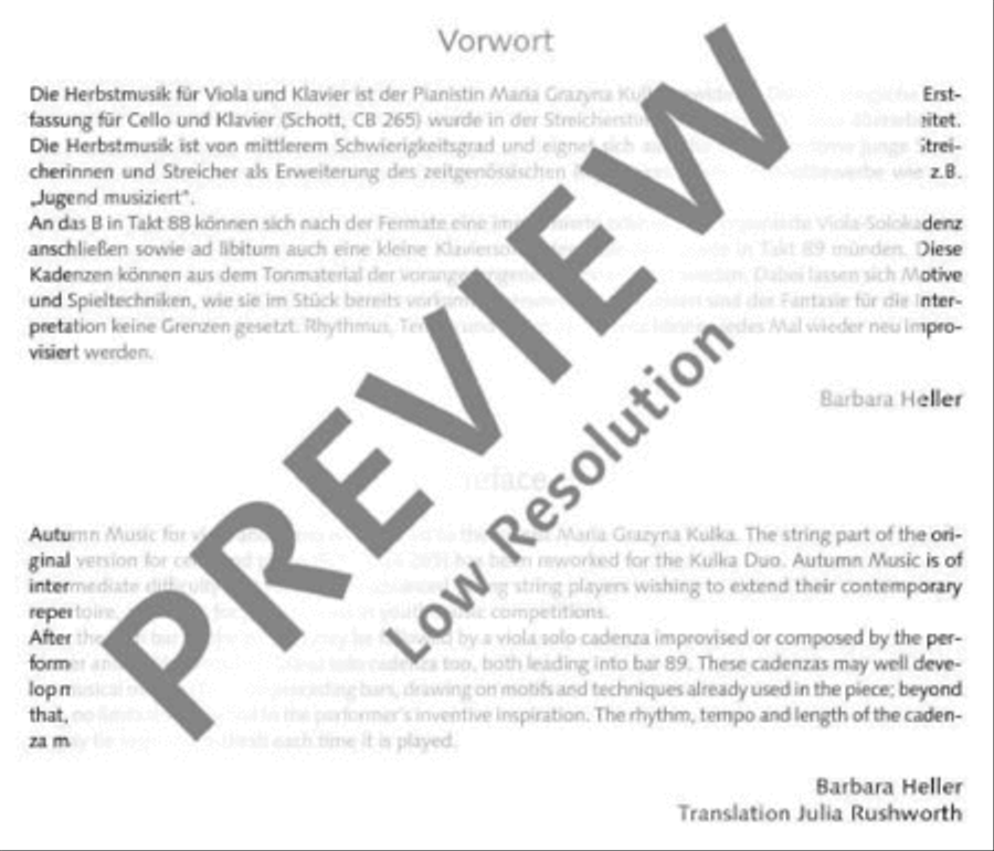Autumnal Music Piano Accompaniment scores gallery preview page 3